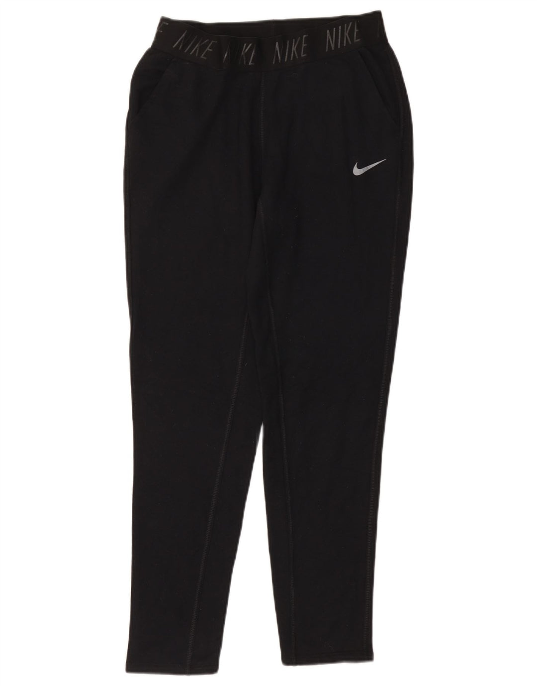 Damskie spodnie dresowe NIKE Dri Fit Graphic UK 10, małe czarne