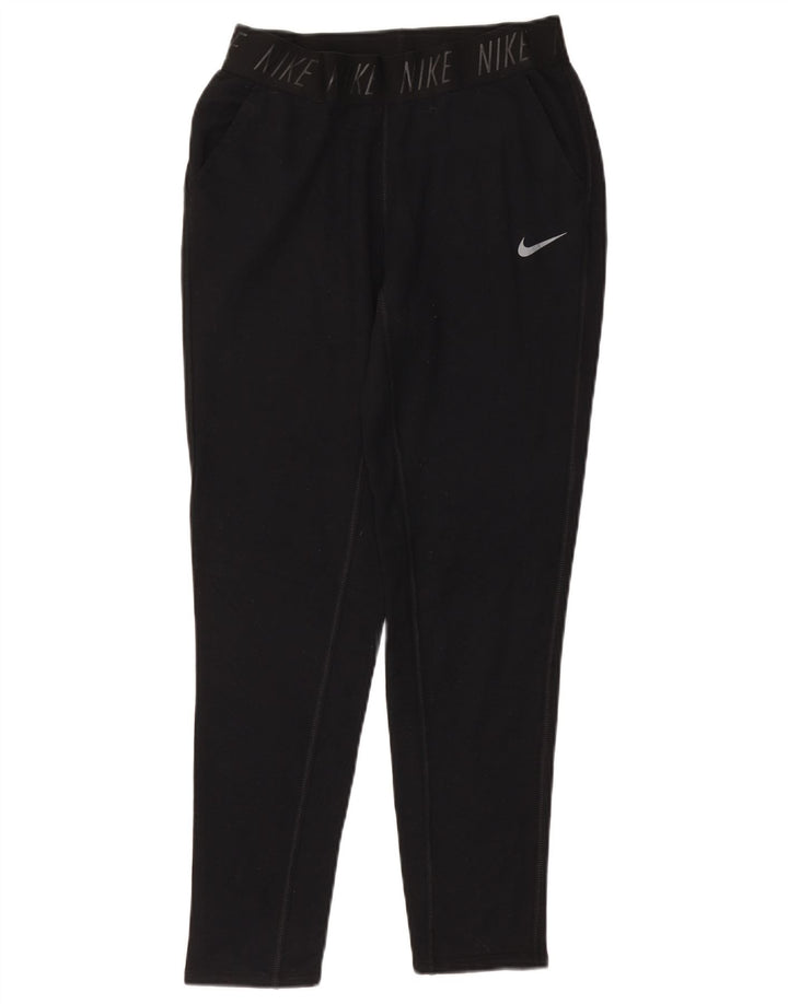 Damskie spodnie dresowe NIKE Dri Fit Graphic UK 10, małe czarne
