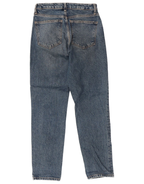 Damskie jeansy Zara z wysokim stanem, zwężane EU 36 XS W26 L25, niebieska bawełna