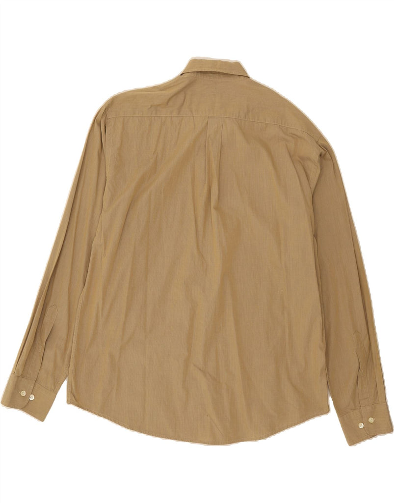 BURLINGTON Mens Shirt XL Beige Check Vintage Burlington and Second-Hand Burlington from Messina Hembry 