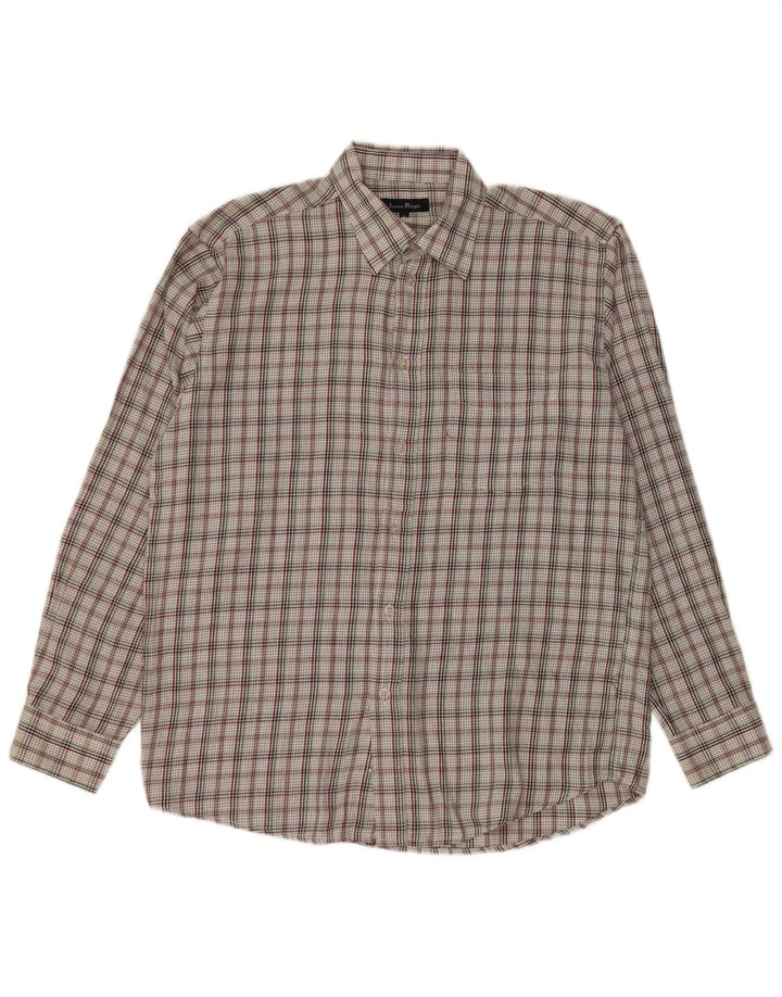 Koszula męska JAMES PRINGLE, średnia, wielokolorowa, poliestrowa kratka