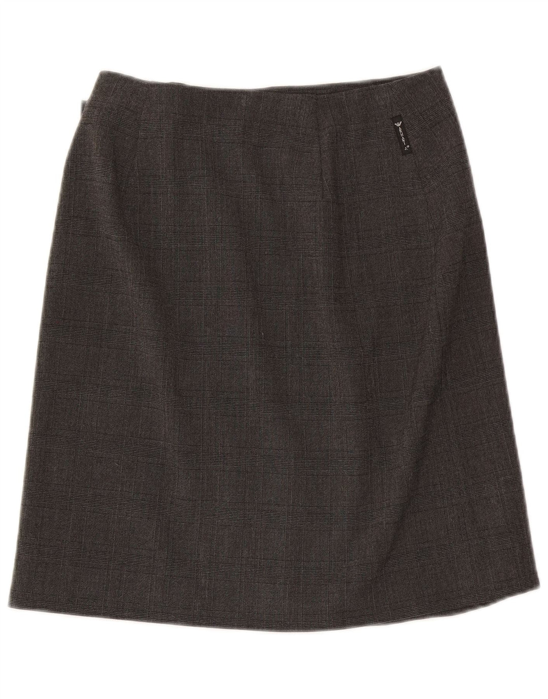 Damska spódnica kopertowa Armani US 6 Medium W28 Szara kratka z poliestru