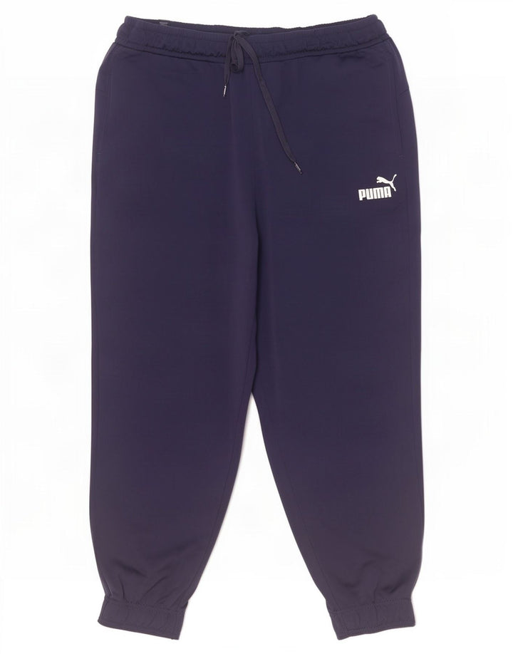 Męskie spodnie dresowe Puma Joggers XL Granatowy poliester