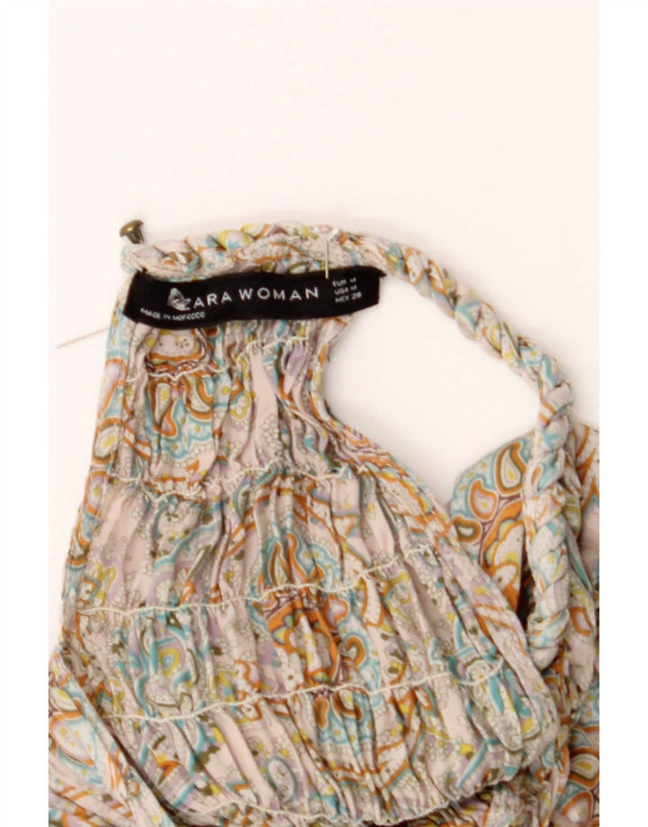 Damska sukienka oversize Zara UK 14, średnia, wielokolorowa paisley