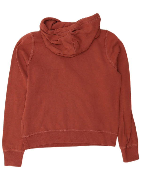 Damski sweter z kapturem i grafiką Abercrombie & Fitch UK 10, mały, różowy, bawełniany