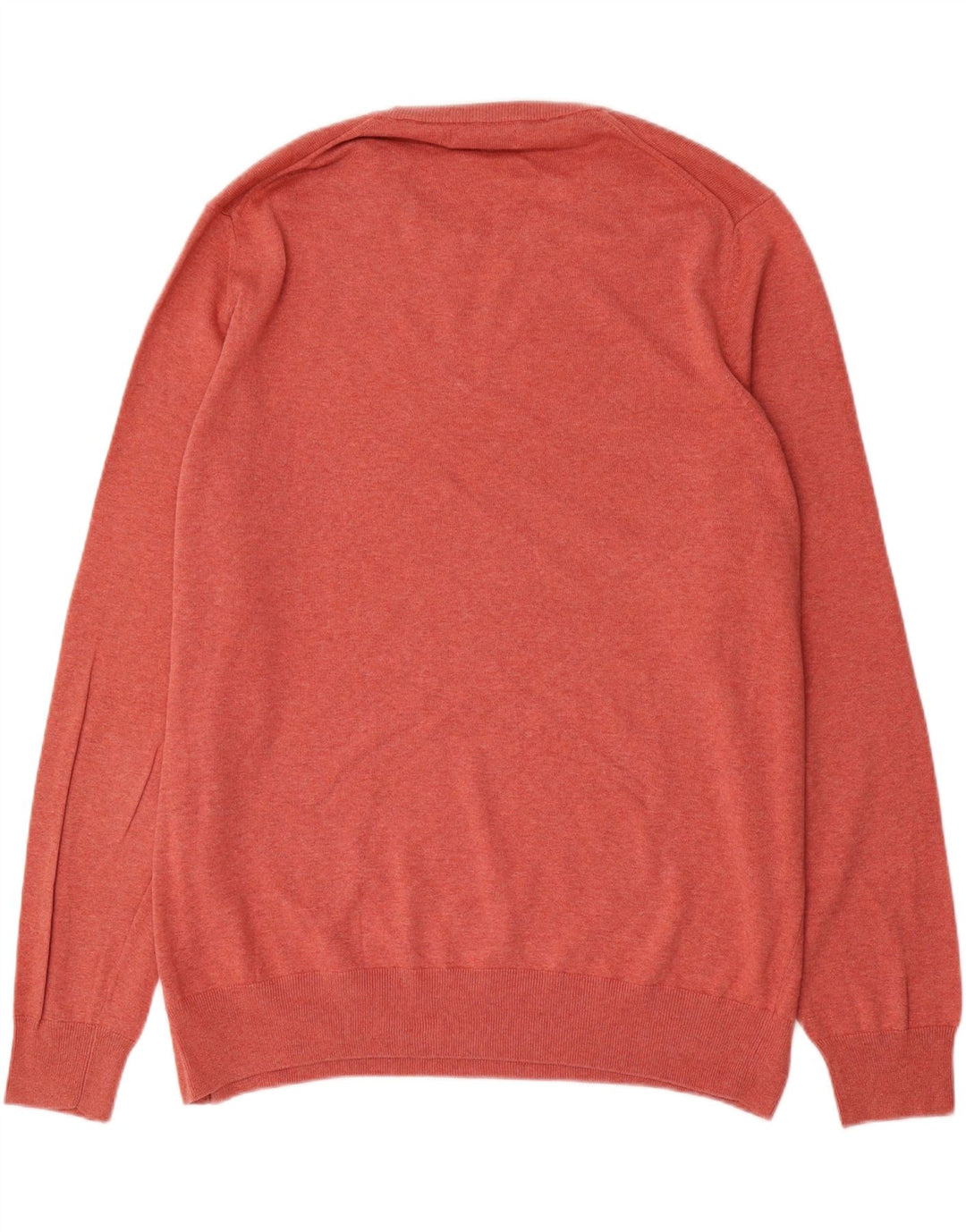 Marks & Spencer Męski sweter z okrągłym dekoltem, 3XL, czerwony, bawełniany