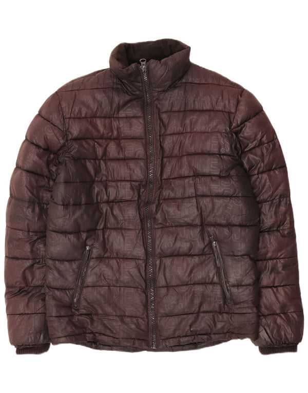 Męska ocieplana kurtka Jack & Jones UK 40, duża brązowa