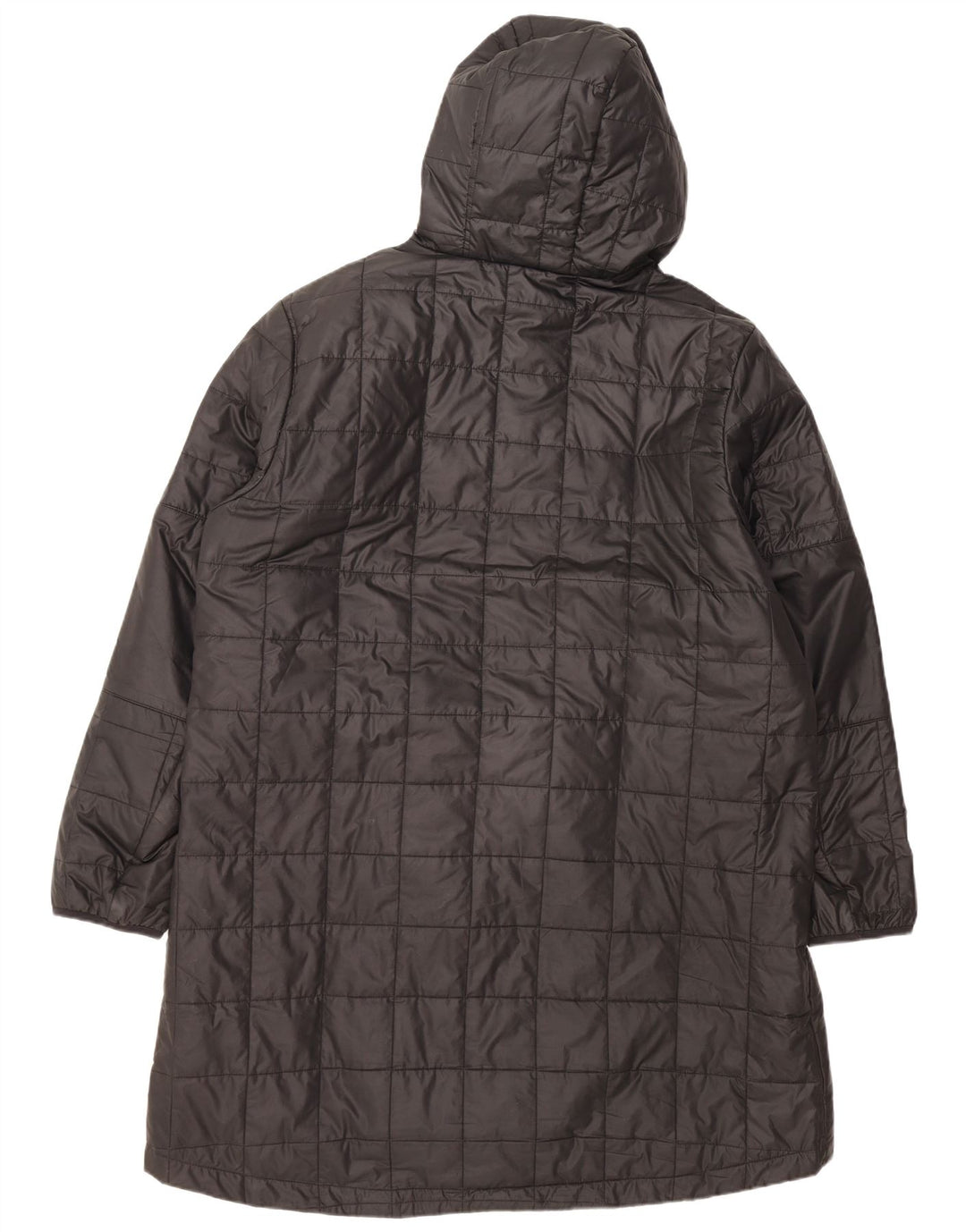 Męski ocieplany płaszcz z kapturem NIKE UK 42 XL, czarny poliester