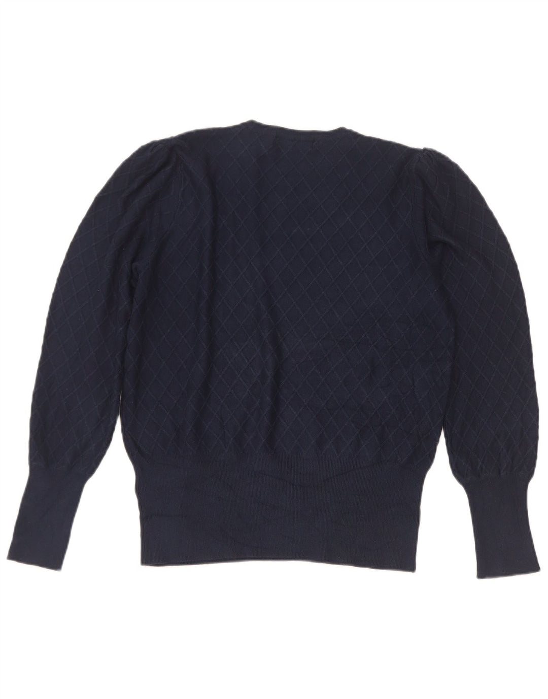 Sweter damski Marks & Spencer z okrągłym dekoltem, UK 12, średni granatowy