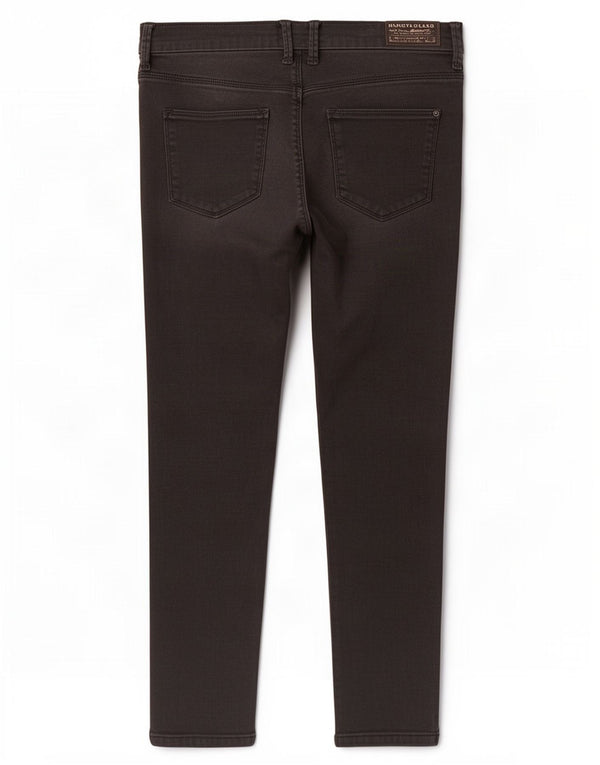 Marks & Spencer Damskie jeansy slim UK 14 Large W32 L26 Czarna bawełna