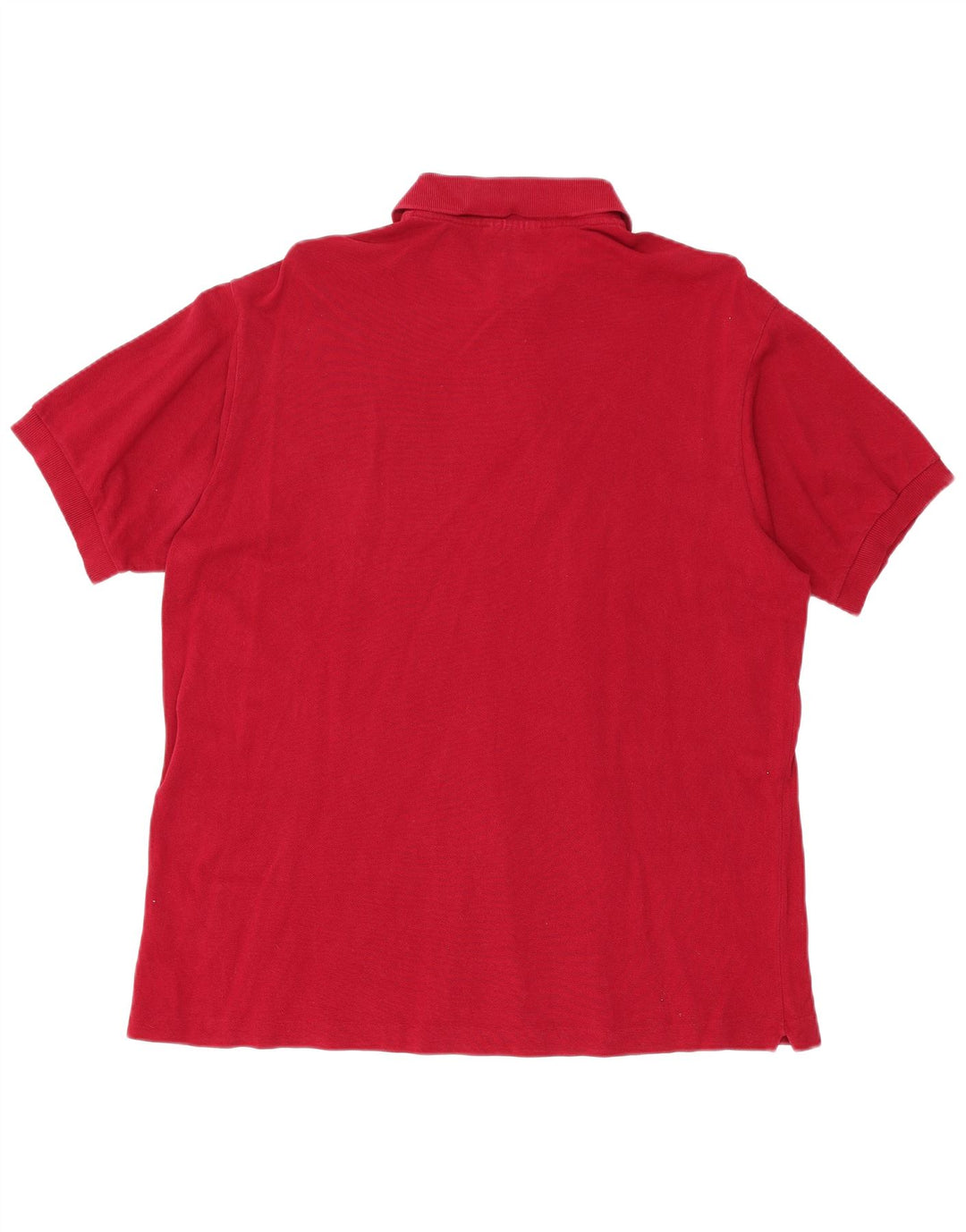 LACOSTE Mens Polo Shirt Size 6 XL Red Cotton