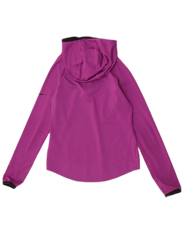 Dres dziewczęcy Nike Dri Fit z kapturem i kapturem 10-11 lat, średni fiolet
