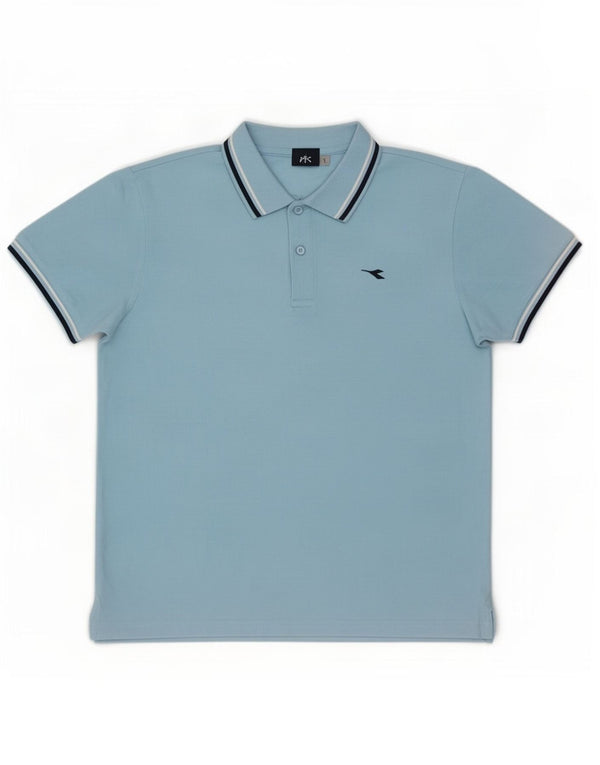 Męska koszulka polo Diadora, duża, niebieska, bawełniana