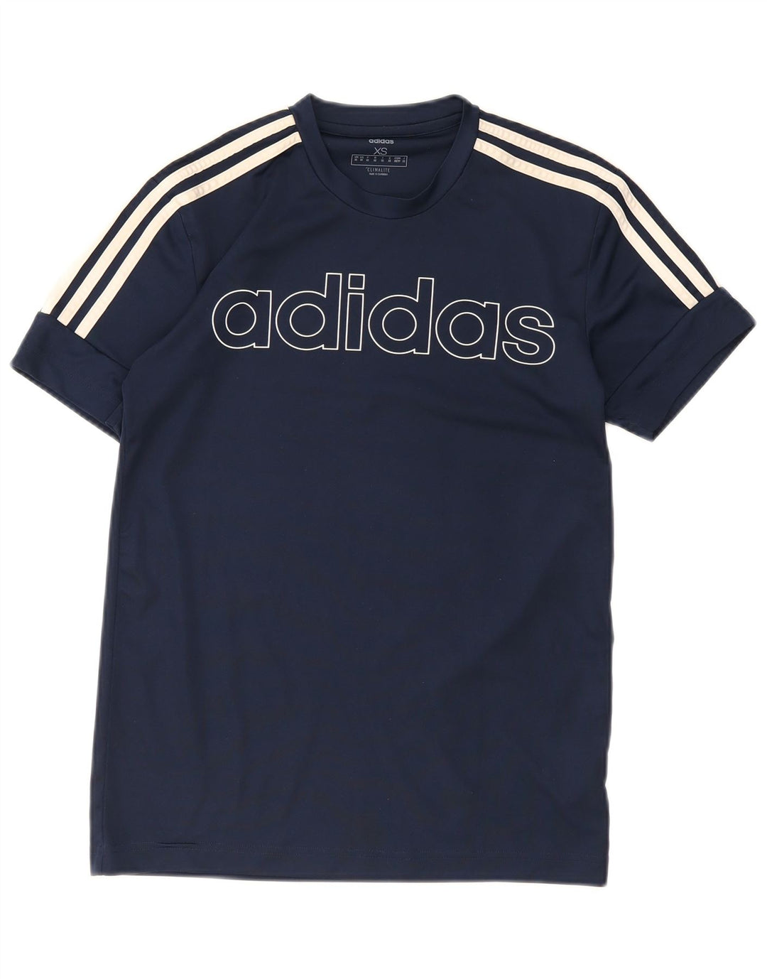 Adidas Męska koszulka Climalite Graphic Top XS Granatowy poliester