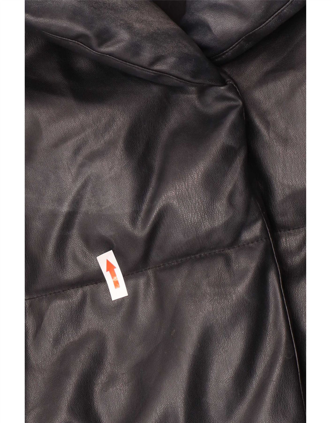 Damska kurtka oversize ze sztucznej skóry Zara UK 6 XS, czarna, poliuretanowa