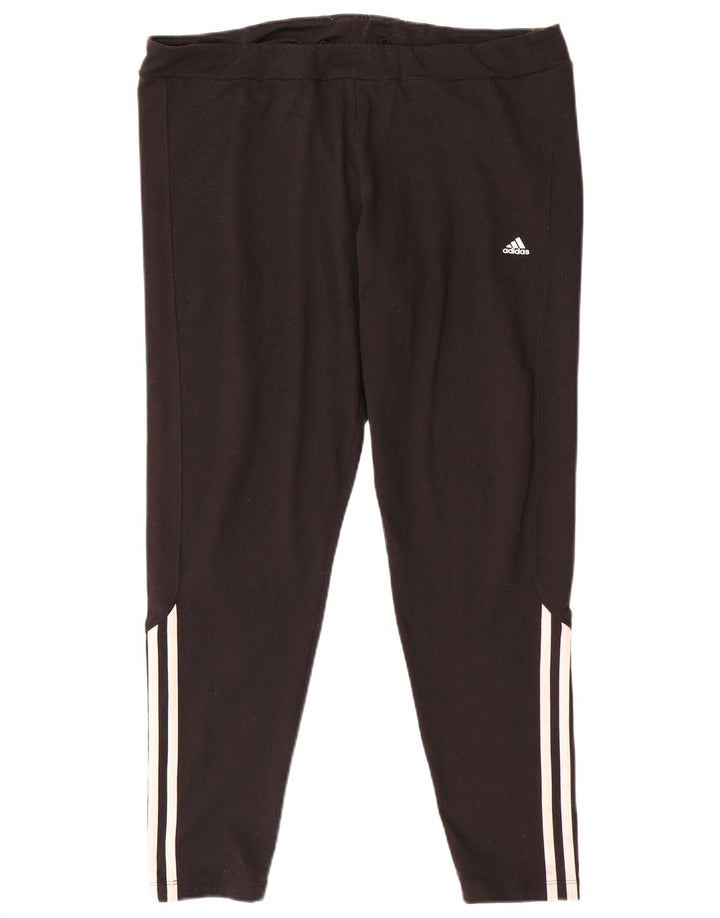 Damskie legginsy Adidas Climalite UK 20/22 XL, czarny poliester