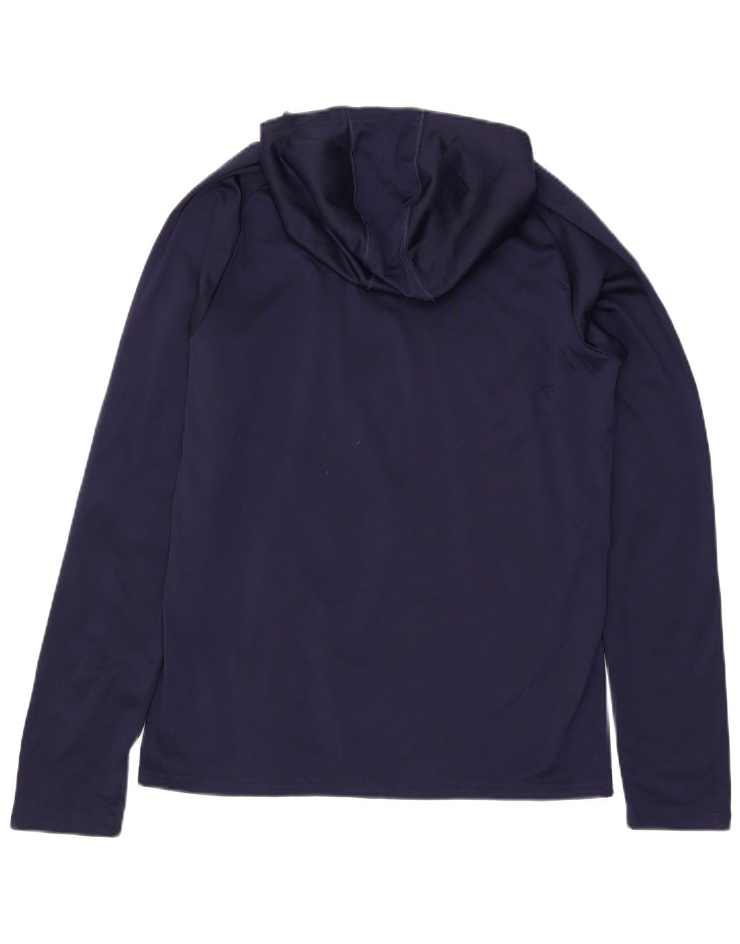 Męska koszulka z kapturem i długim rękawem PUMA, średni granatowy poliester