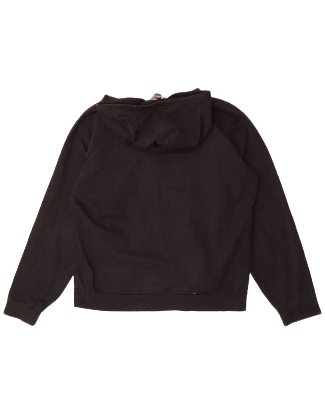 Męski sweter z kapturem i zamkiem błyskawicznym Eddie Bauer, duży, czarny, bawełniany