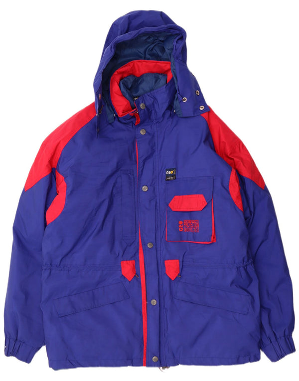 Męska wyściełana kurtka narciarska Geo Spirit Gore-Tex IT 52 XL w kolorze niebieskim