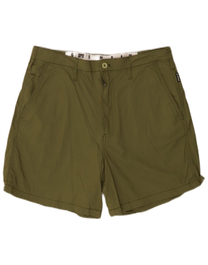 Męskie spodenki chino G-Star W29, małe, bawełniane w kolorze khaki