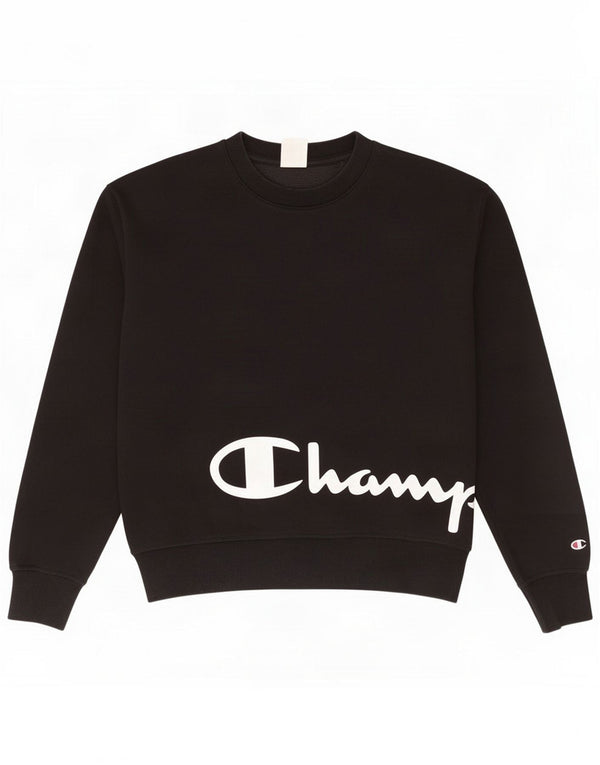 Bluza damska Champion Graphic Jumper UK 14 Medium Black