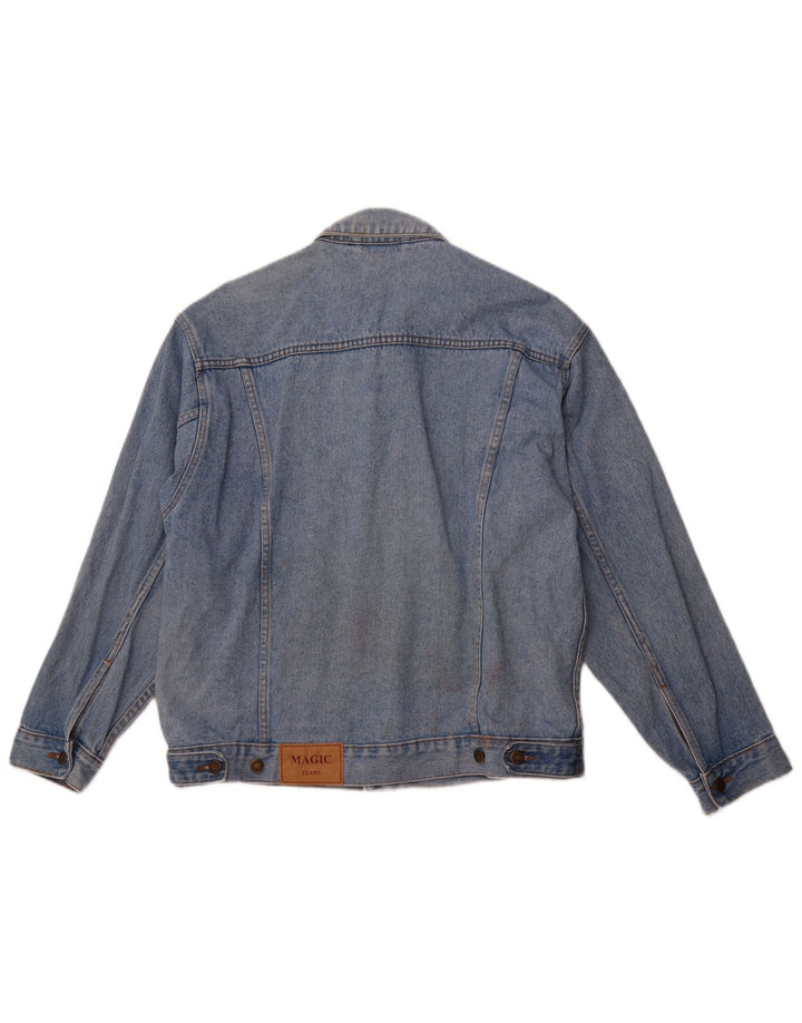 Damska kurtka dżinsowa MAGIC VENTURE UK 16, duża, niebieska, bawełniana