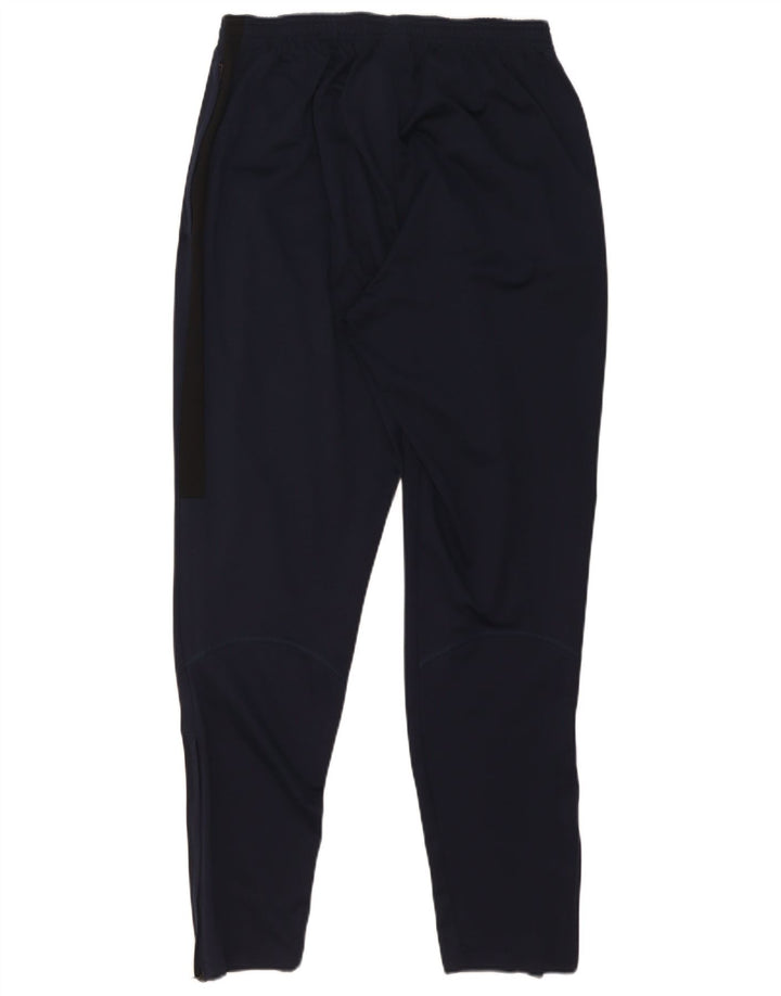 Męskie spodnie dresowe Nike Dri Fit, poliester w kolorze średniego granatu, w blokach kolorów