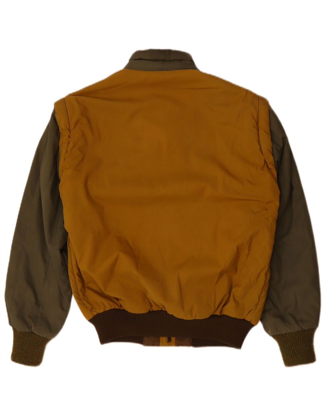 Męska kurtka bomberka FACIBA UK 38, bawełna w kolorze średniożółtym