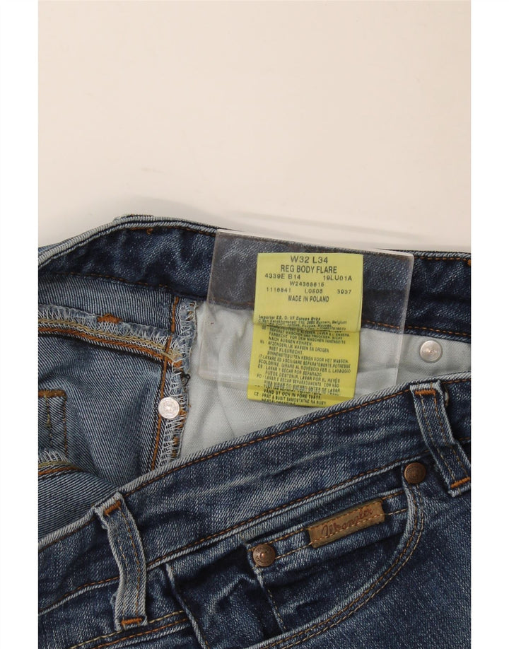 Damskie jeansy rozkloszowane Wrangler W32 L32 Niebieskie bawełniane