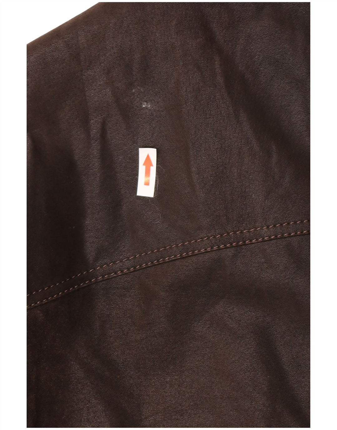 Męska kurtka skórzana P&P People UK 42 XL, brązowa skóra