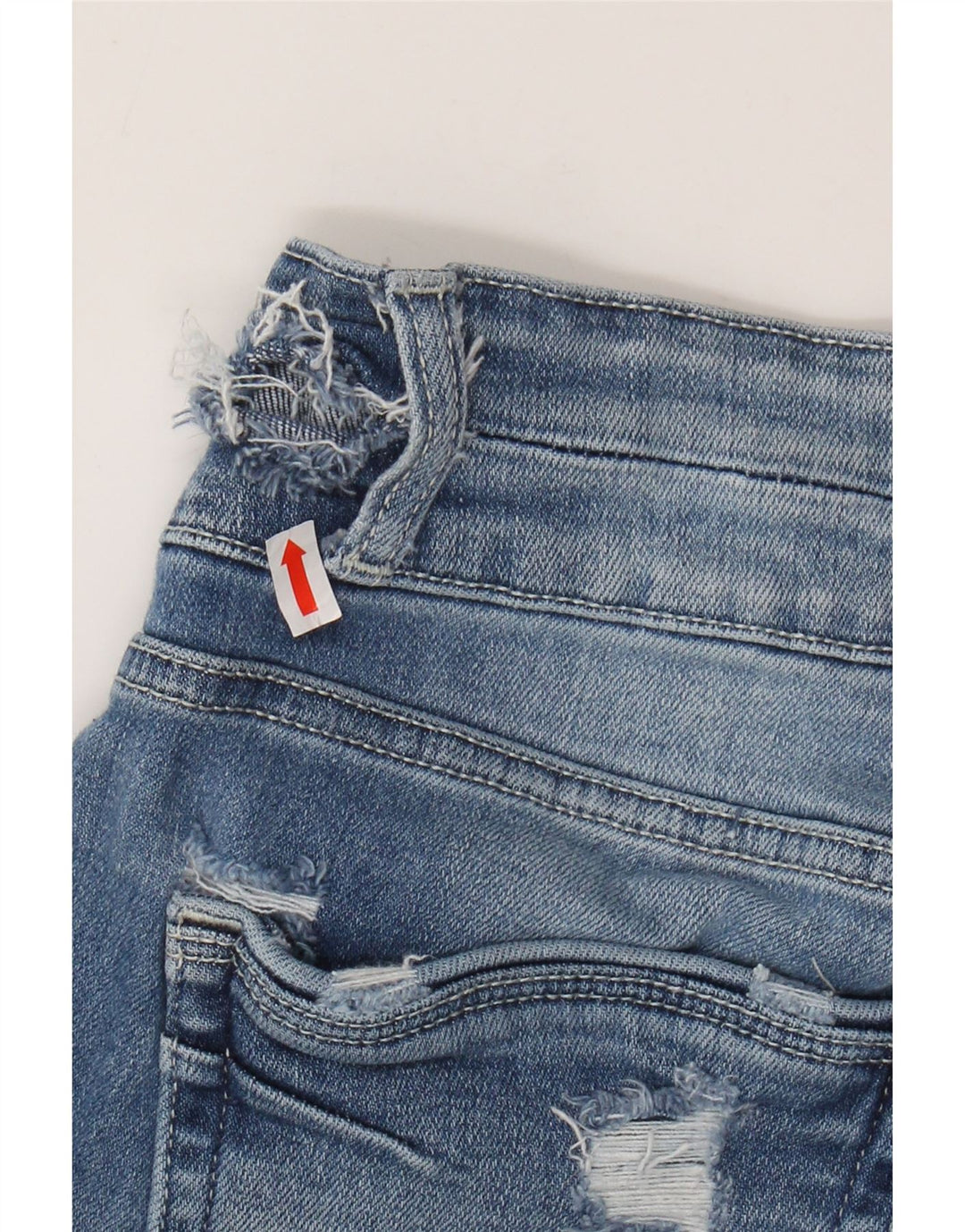 Damskie jeansy obcisłe BKE Payton Mid Rise w trudnej sytuacji W29 L26 Niebieskie bawełniane