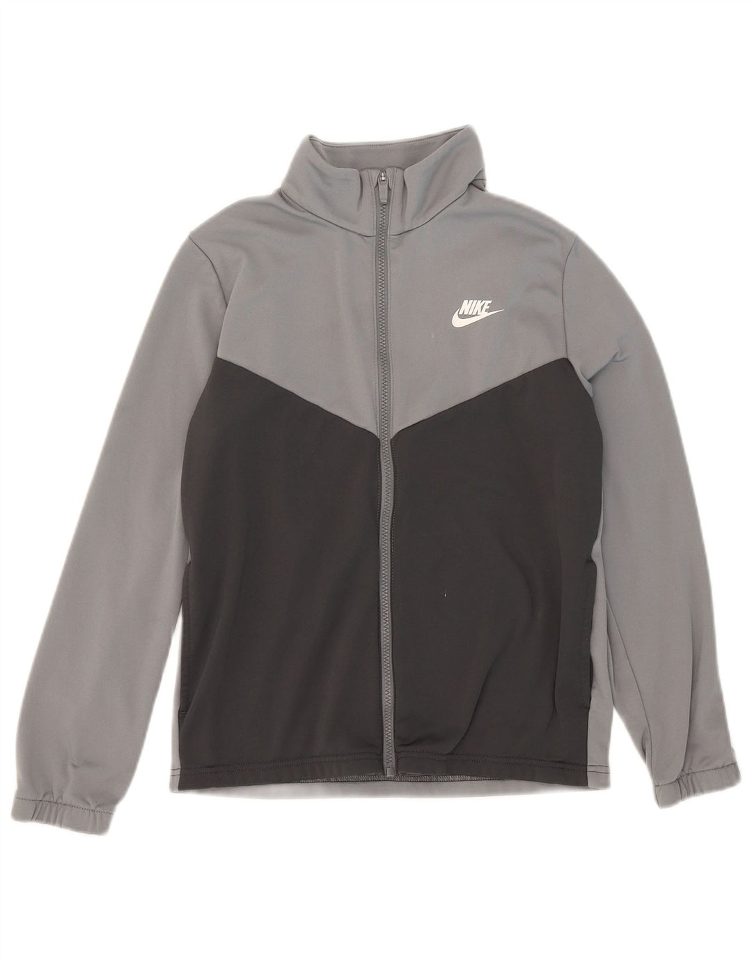 Chłopięca kurtka dresowa Nike Graphic 13-14 lat XL, szary, blok kolorów