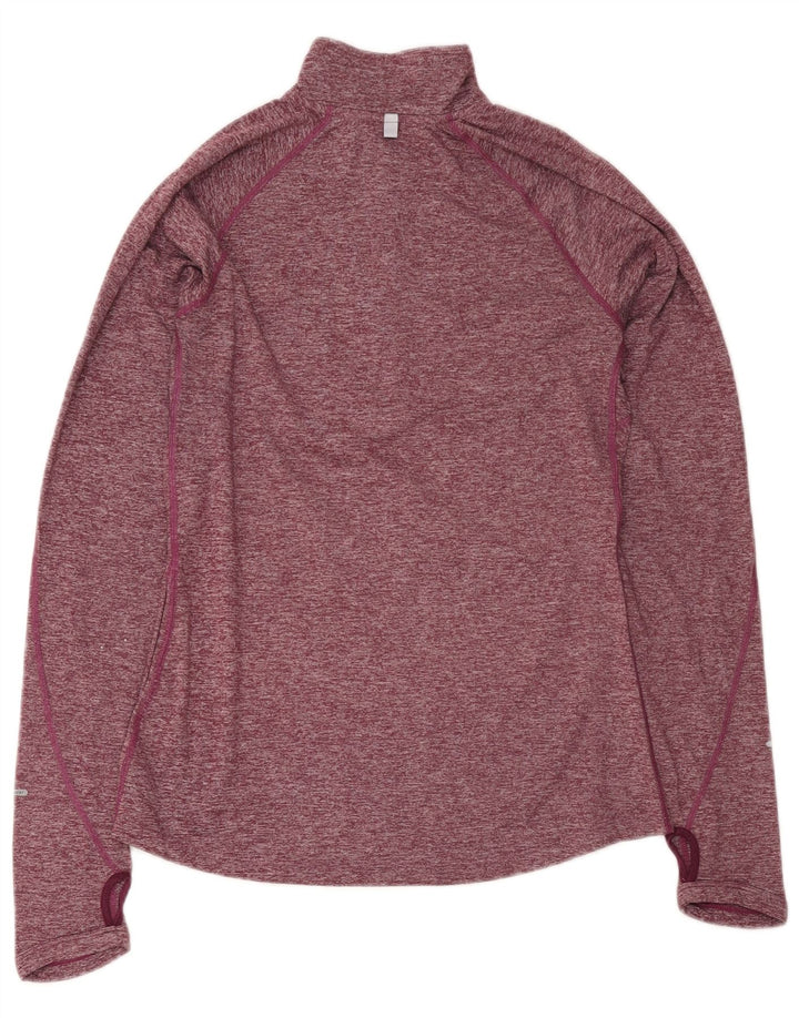 Damski dres Nike Dri Fit Pullover Top UK 10, mały, bordowy nakrapiany