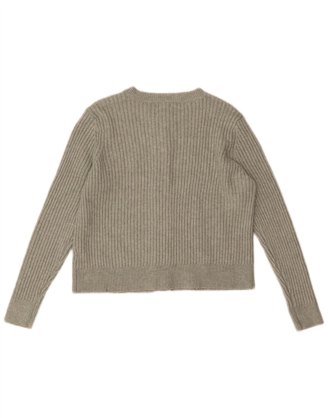 Marks & Spencer Damski sweter rozpinany UK 16, duży, zielony, poliester