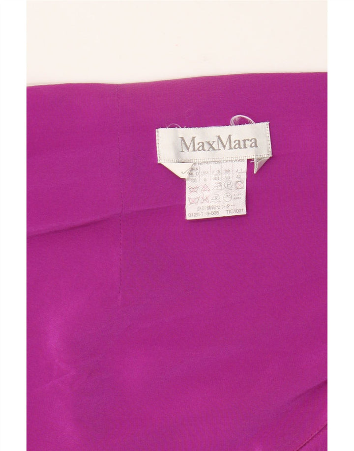 Damski krótki top Max Mara UK 10, mały, różowy