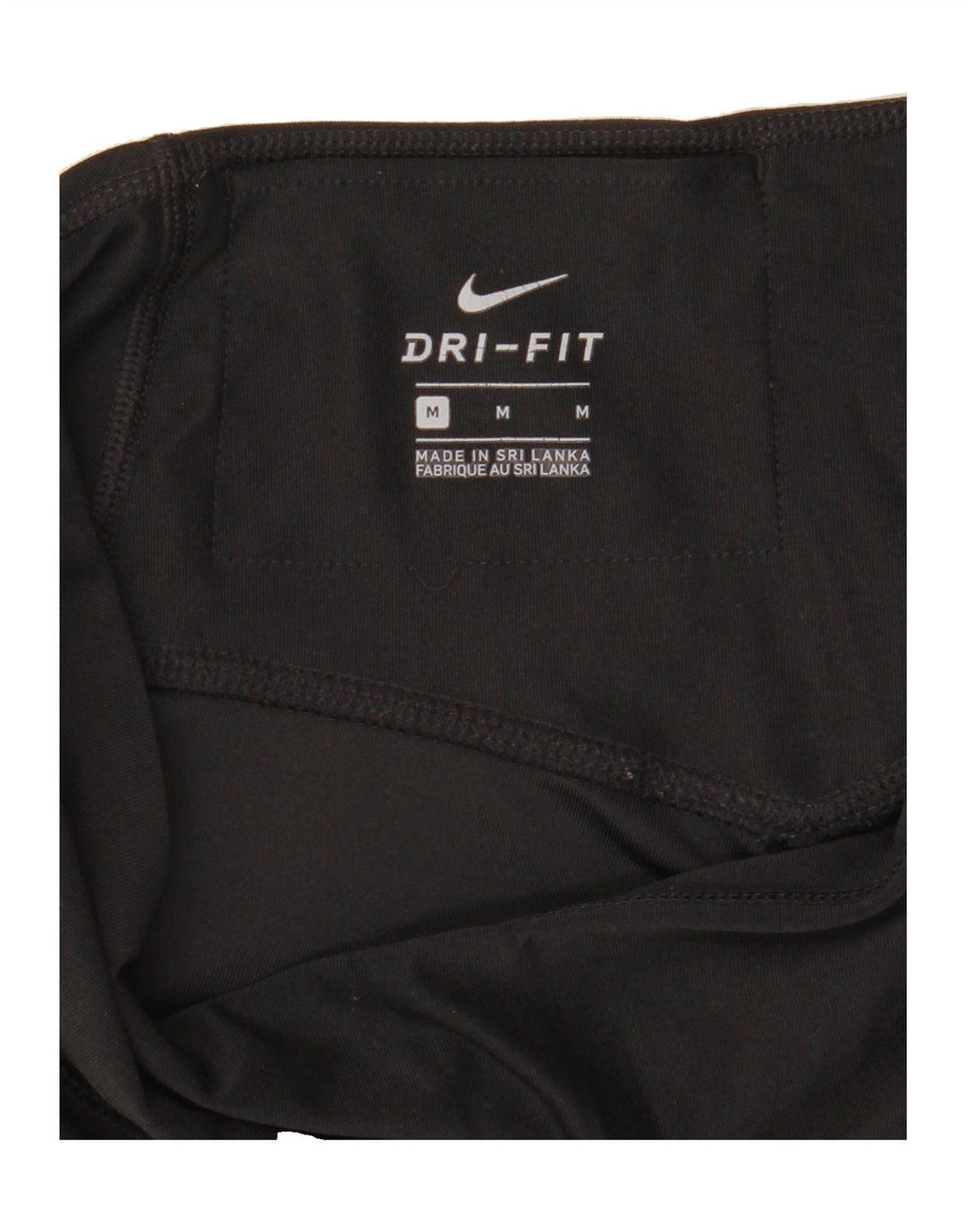 NIKE Womens Dri Fit Leggings UK 12 Medium  Black Vintage Nike and Second-Hand Nike from Messina Hembry 