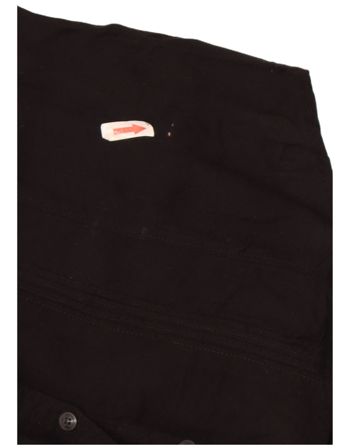 Damska bluzka koszulowa Guess UK 14, duża, czarna