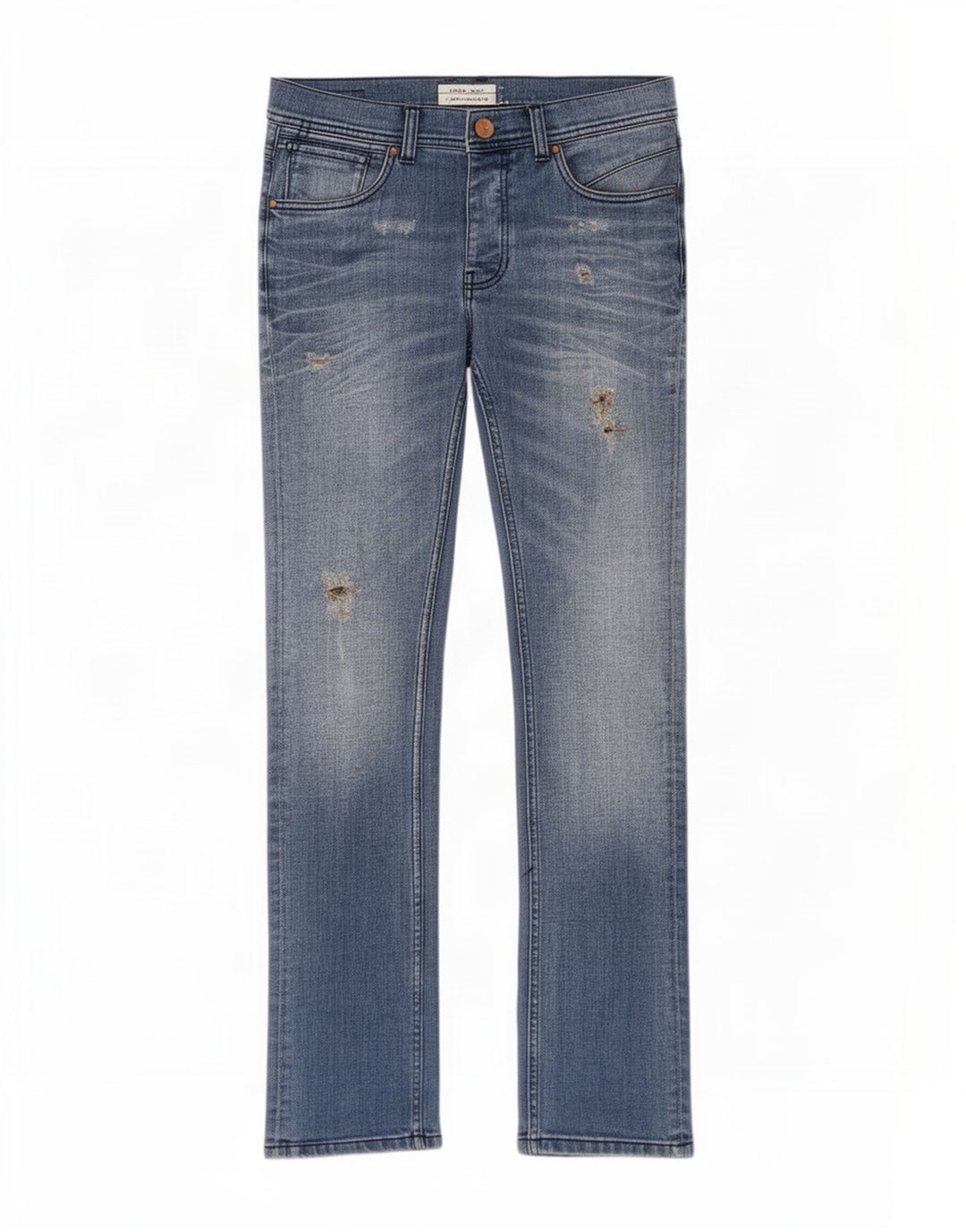Męskie jeansy Zara w trudnej sytuacji EU 38 Small W30 L32 Niebieskie