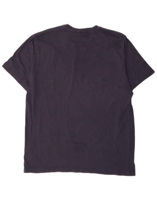 Męska koszulka z grafiką Nike Top UK 50/52 2XL Granatowa, bawełniana