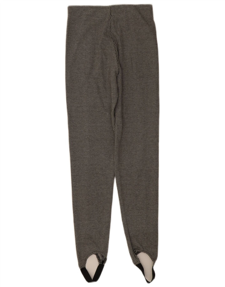 Zara Damskie spodnie typu casual, małe W26 L26 Szara pepitka