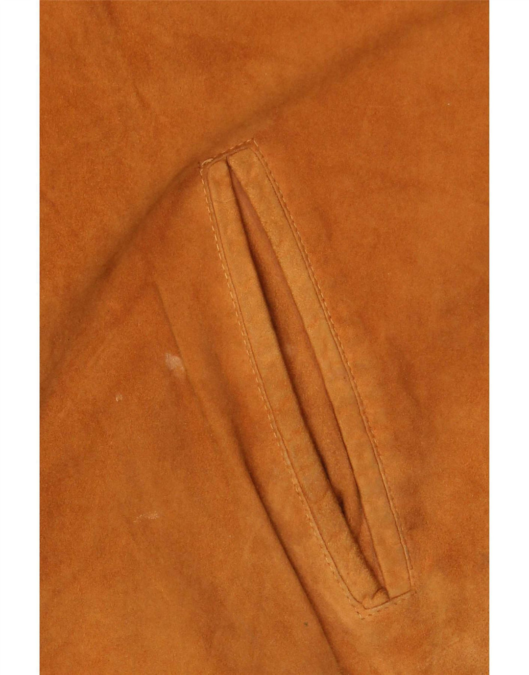 Vintage męska zamszowa kurtka bomber IT 54 2XL brązowa skóra