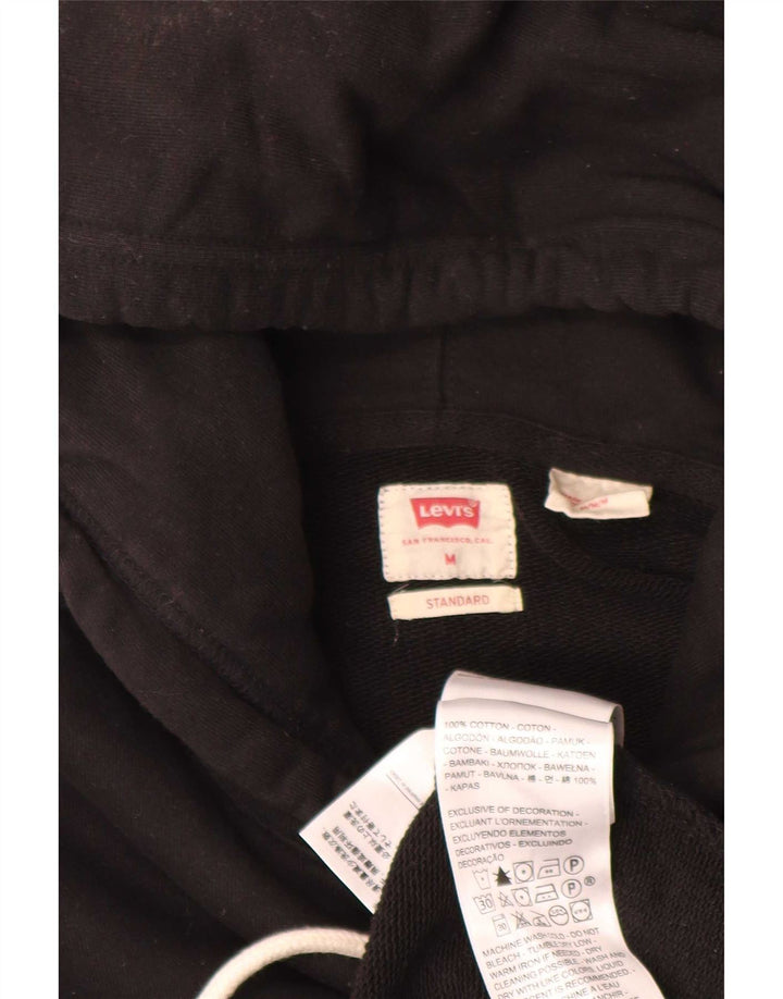 Męski sweter z kapturem Levi's o standardowym kroju, średnio czarny, bawełniany