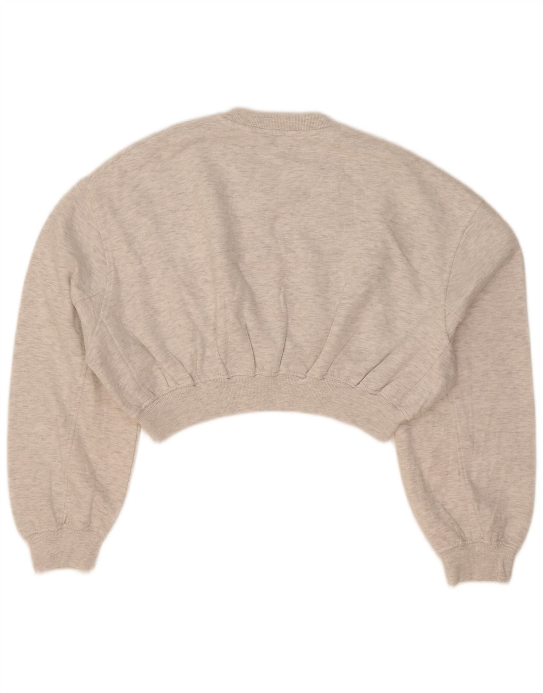 Damski sweter typu Crop Oversize Zara UK 10 Small Grey Flecked