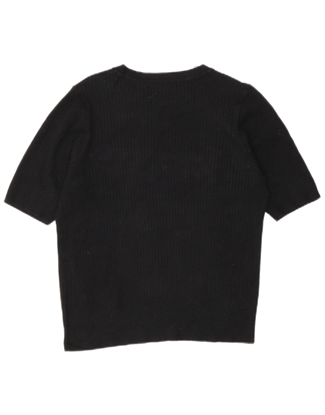 T-shirt damski Marks & Spencer Top UK 12, średni czarny wiskoza