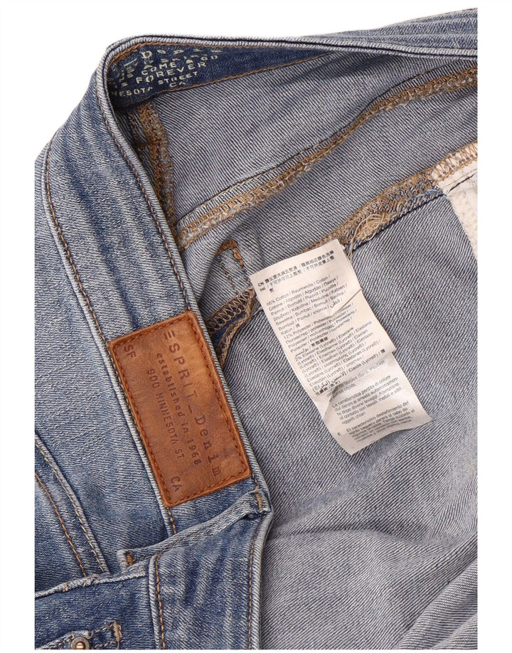 Damska spódnica jeansowa Esprit W34 duża niebieska bawełna