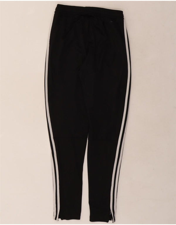 Męskie spodnie dresowe Adidas Climalite, małe, czarne, poliestrowe