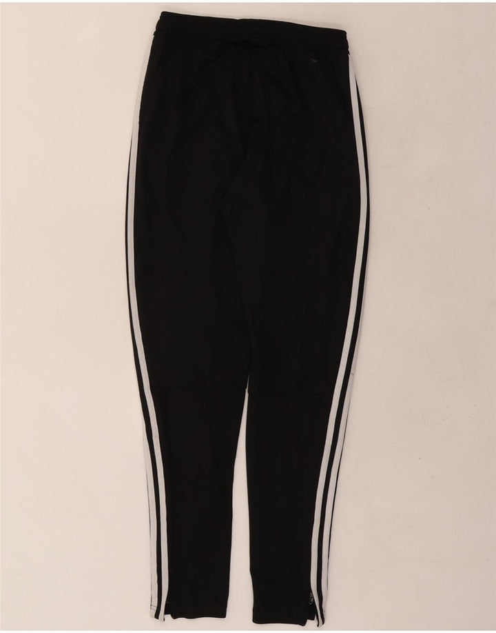 Męskie spodnie dresowe Adidas Climalite, małe, czarne, poliestrowe