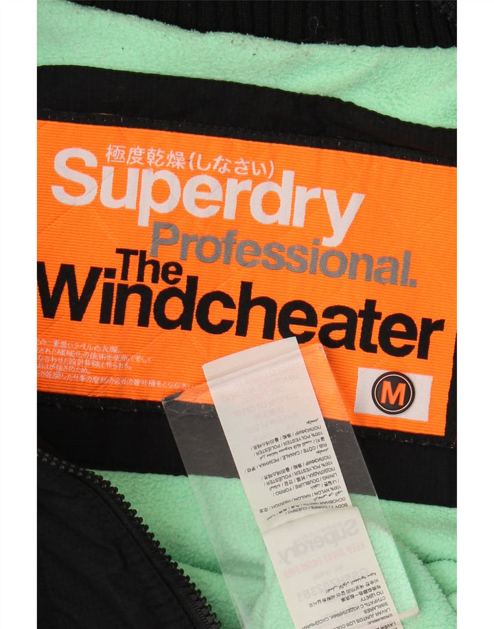SUPERDRY Damska kurtka wiatrówka The Windcheater UK 14, średnia czarna