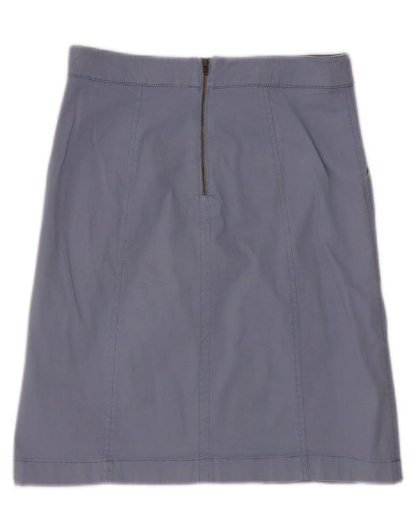 Spódnica damska Boden w kształcie litery A UK 10 Small W27 Niebieska bawełna