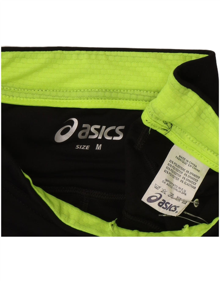 Damskie legginsy Capri Asics Graphic UK 12, średni czarny poliester